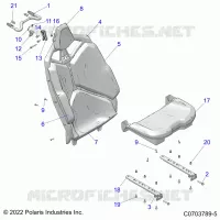 SITZ ASM.,REAR