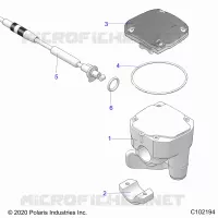 LENKUNG, CONTROLS, THROTTLE ASM. AND CABLE