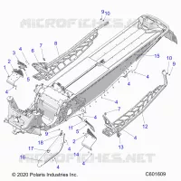 CHASSIS, CLUTCH GUARD, FOOTRESTS, AND RUNNINGBOARDS