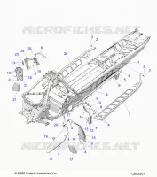 CHASSIS, CLUTCH GUARD, FOOTRESTS, AND RUNNING BOARDS