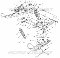FRONT SUSPENSION AND SKI ULTRA SKS 0960578 AND EURO ULTRA SKS E960578 (4931683168B003)