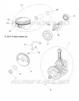 MOTOR, KURBELWELLE, KOLBEN AND BALANCE SHAFT