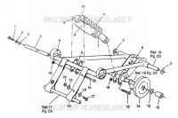 FRONT Drehmomentarm (TOURING) TRAIL TOURING 0972262 and EUROPEAN TRAIL TOURING (4938313831C007)