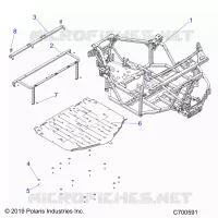 CHASSIS, MAIN RAHMEN