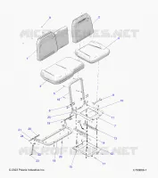 SITZ ASM. AND SLIDER