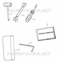 TOOL KIT HURRICANE B974473 AND INTL. HURRICANE I974473 (4941044104B012)