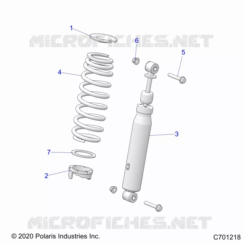 SUSPENSION, FRONT SHOCK MOUNTING