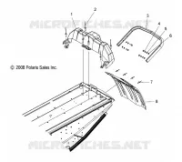 HINTERE STOSSSTANGE, SNOWFLAP, and RÜCKLICHT HOUSING
