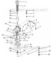VERGASER ULTRA SKS 0960578, EUROPEAN ULTRA SKS E960578, AND ULTRA RMK 096 (4931683168C013)