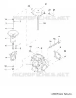 MOTOR, VERGASER, UPPER