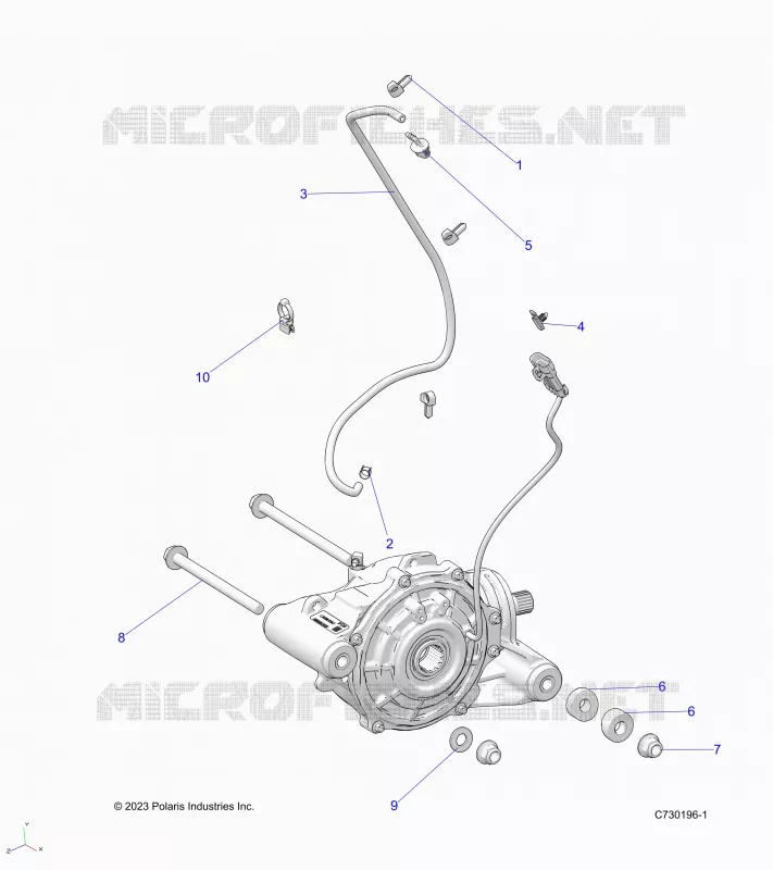ANTRIEB, FRONT GEARCASE MOUNTING