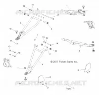 FRONT SUSPENSION CONTROL ARMS
