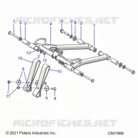 SUSPENSION, FRONT DREHMOMENTARM