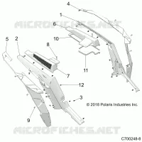 KOTFLÃŒGEL HINTENS AND BEZELS- Z19VPE92AM/BM (C700248-8)