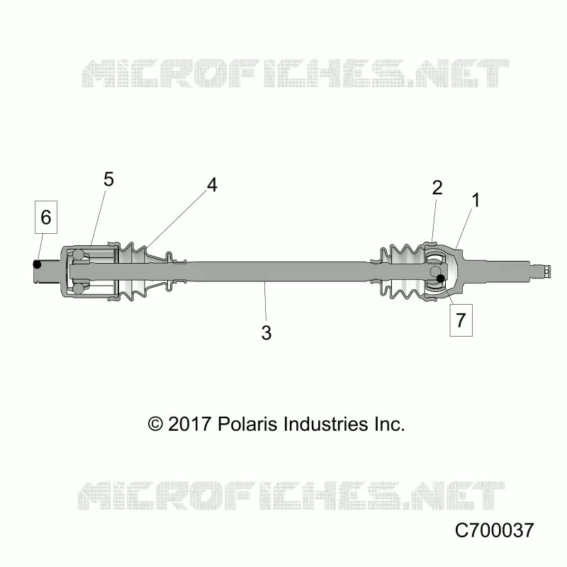 ANTRIEB, REAR HALF SHAFT