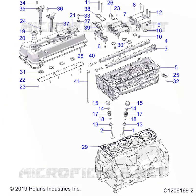 ENGINE, HEAD ASM AND VALVES