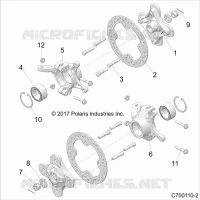 FRONT SUSPENSION CARRIER- Z20S1E99AG/AK/BG/BK (C700110-2)