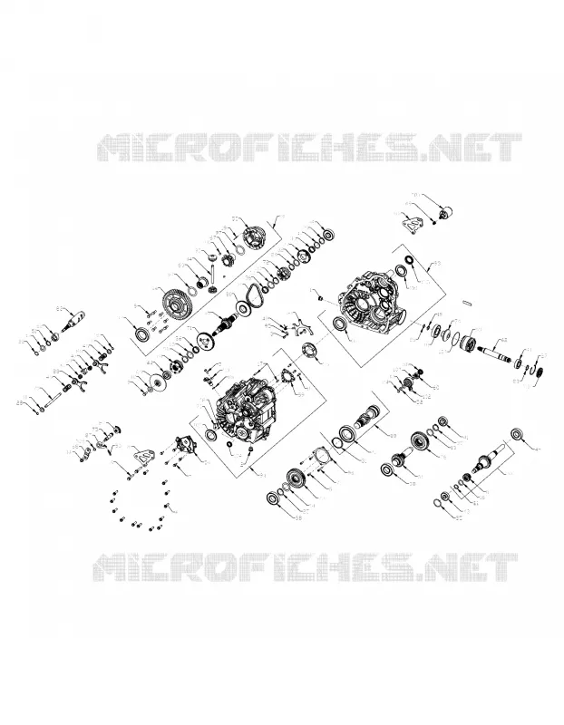DRIVE TRAIN, MAIN GEARCASE INTERNALS