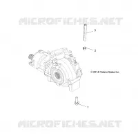 ANTRIEB, GEARCASE MOUNTING, FRONT