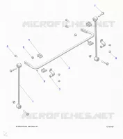 SUSPENSION, FRONT STABILISATORSTANGE