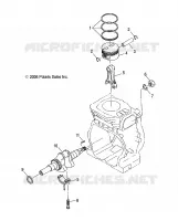 MOTOR, PISTON AND CRANKSHAFT