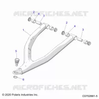 FRONT SUSPENSION CONTROL ARMS UPPER