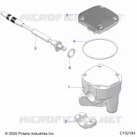 LENKUNG, CONTROLS, THROTTLE ASM. AND CABLE