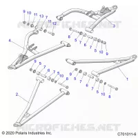 FRONT SUSPENSION CONTROL ARMS