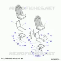 SITZ ASM. AND SLIDER
