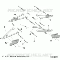 FRONT SUSPENSION CONTROL ARMS