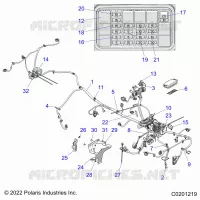 ELEKTRIC, MAIN WIRE HARNESS