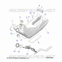 KRAFTSTOFFSYSTEM, FUEL TANK ASM.