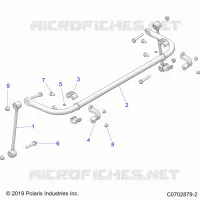 SUSPENSION, REAR STABILISATORSTANGE