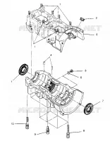 CRANKCASE ASSEMBLY  500 EFI 0952774, EFI SKS 0952574,   EFI SKS PT 0952974, (4929052905C010)