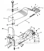 SITZ   GASBEHÄLTER ASSEMBLY 440 0942760 and 440 SKS 0942560 (4925072507002A)