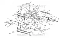RACK   TUNNEL EXTENSION ASSEMBLY WIDETRAK GT / X932061 (4924722472010A)