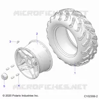RADS, REAR TIRE