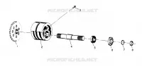 SPANNER VORNE ASSEMBLY  4X4 400L W948140 (4926772677B002)