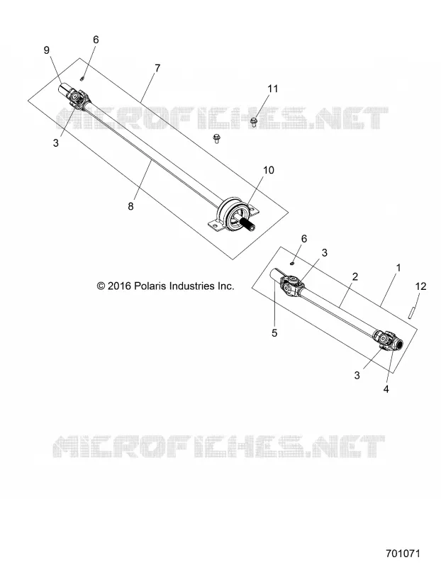 DRIVE TRAIN, FRONT KARDANWELLE