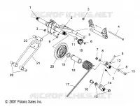 SUSPENSION, HINTER Drehmomentarm