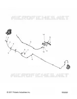 HINTERBREMSE BRAKE LINE AND PARK BRAKE
