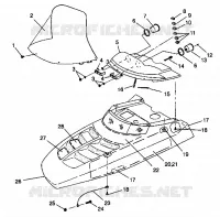 HAUBE ASSEMBLY 440 0942760 and 440 SKS 0942560 (4925072507005A)