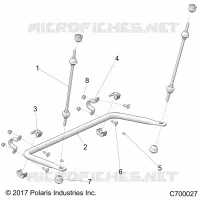 SUSPENSION, REAR STABILISATORSTANGE