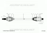 ANTRIEB, REAR HALF SHAFT