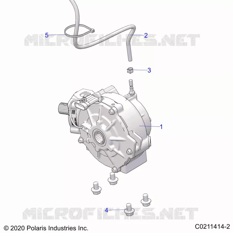 ANTRIEB, FRONT GEARCASE MOUNTING
