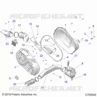 ANTRIEB, CLUTCH COVER AND DUCTING