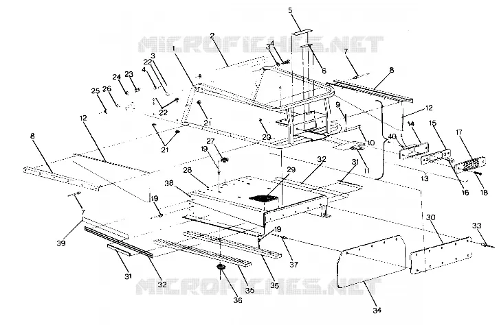 RACK   TUNNEL EXTENSION LT/LTR (4912711271003A)