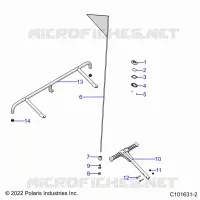 STOSSSTANGE, REAR, FLAG, BEACON, AND PASS HANDLE