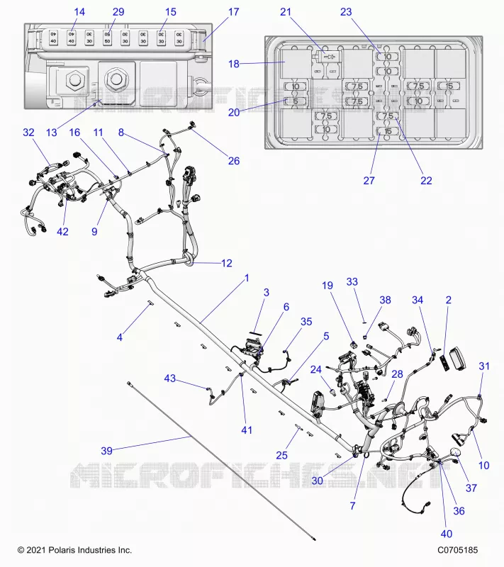 ELEKTRIC, WIRE HARNESS, CHASSIS