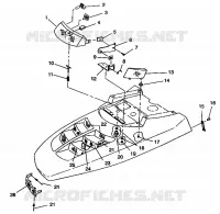 HAUBE/SCHEINWERFER 500 EFI E942774 and  EFI SKS E942574 (49274127410008)
